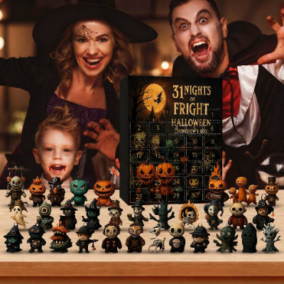 🎃Calendario conto alla rovescia 2025: 31 giorni di divertimento spiritoso per Halloween!