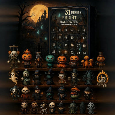 🎃Calendario conto alla rovescia 2025: 31 giorni di divertimento spiritoso per Halloween!