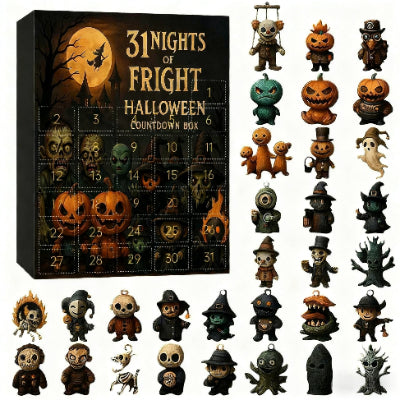 🎃Calendario conto alla rovescia 2025: 31 giorni di divertimento spiritoso per Halloween!