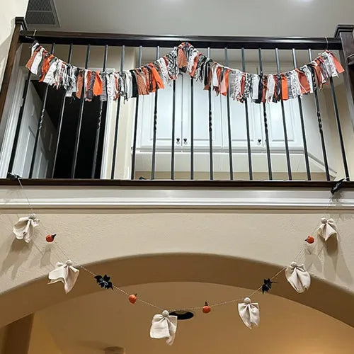 Ornamento Halloween con volto di fantasma