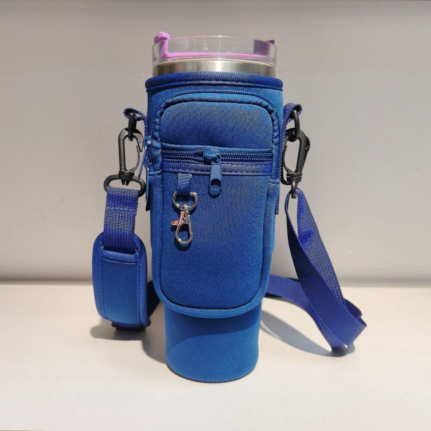 Borsa a tracolla regolabile con portabicchiere termico per 40 oz