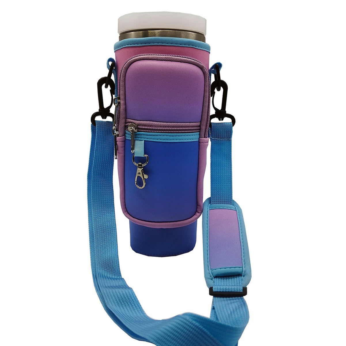 Borsa a tracolla regolabile con portabicchiere termico per 40 oz