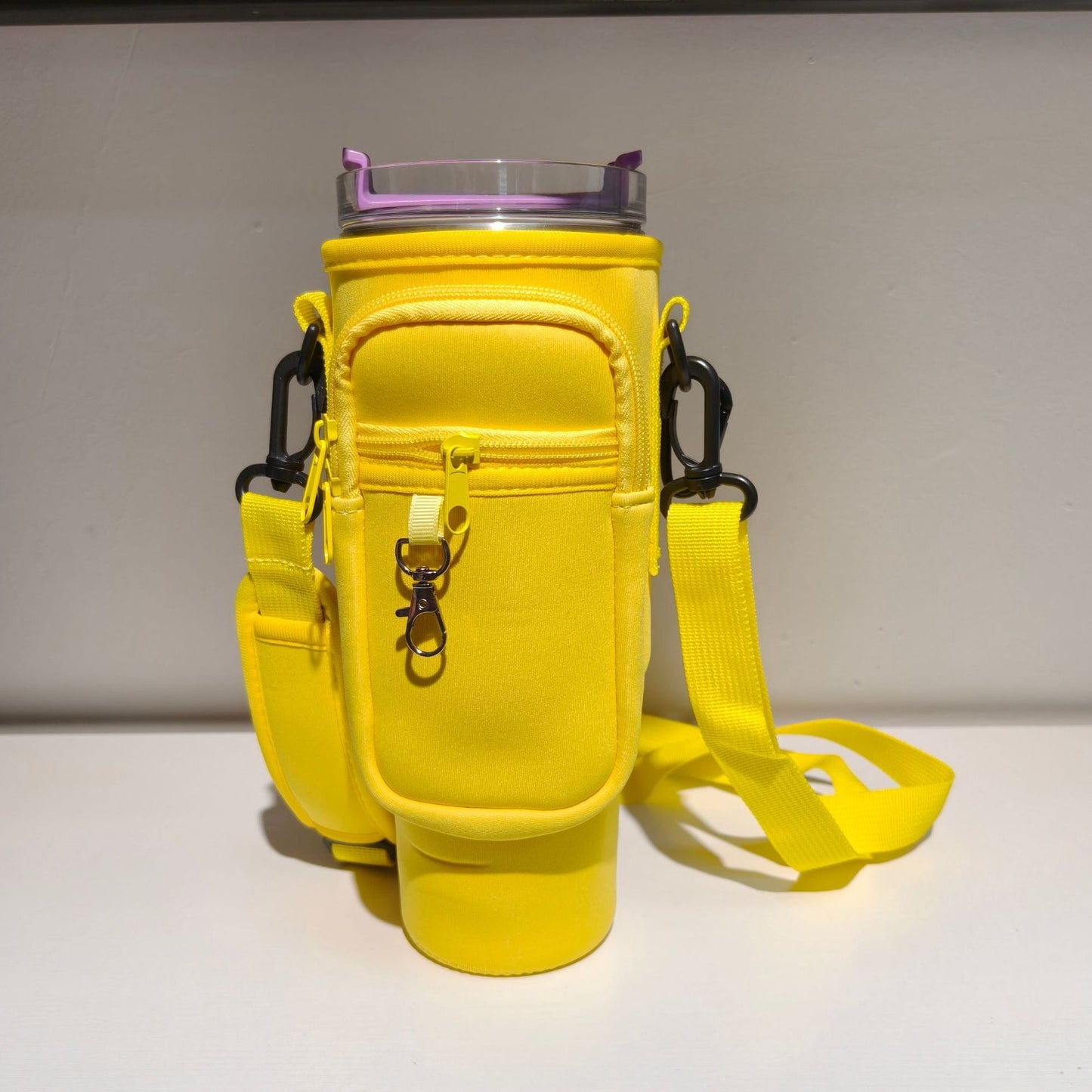 Borsa a tracolla regolabile con portabicchiere termico per 40 oz