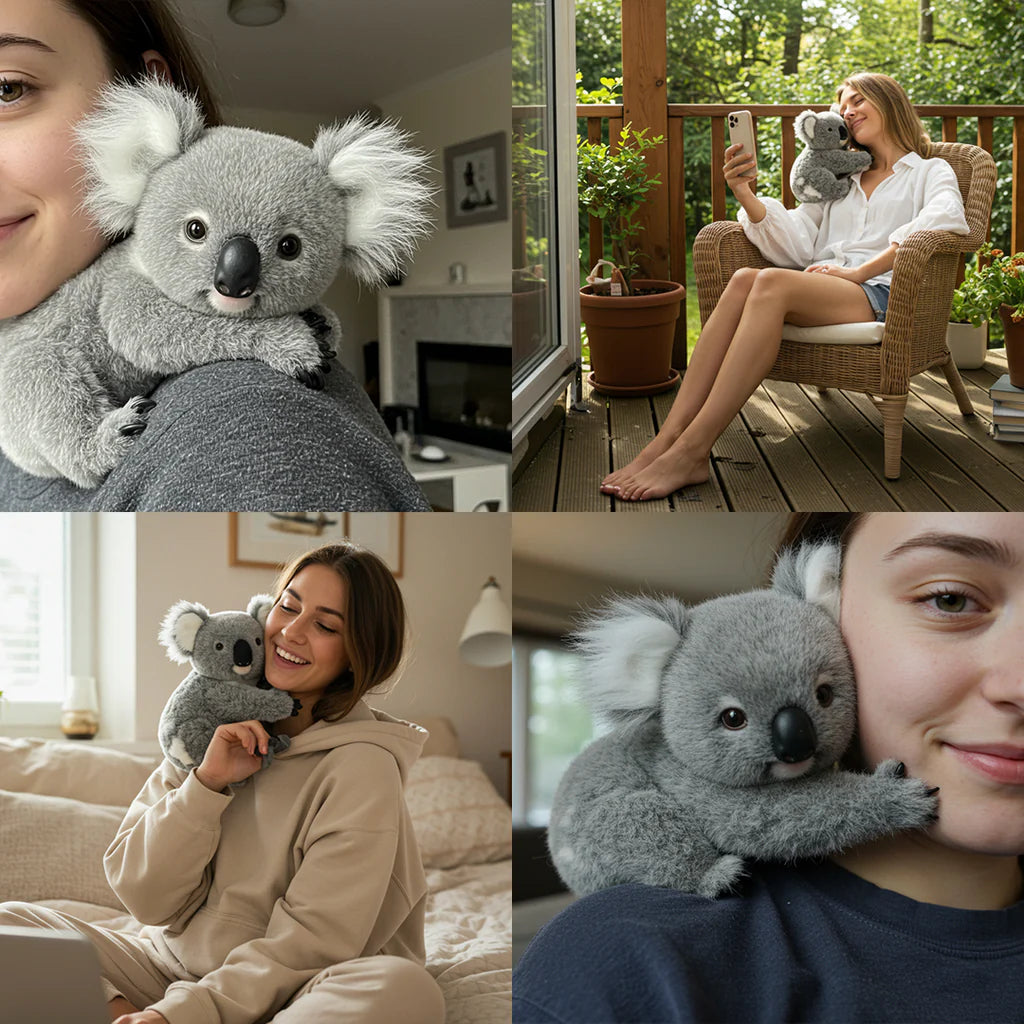 🐨 Peluche realistico Koala - Il vostro accogliente compagno di comfort