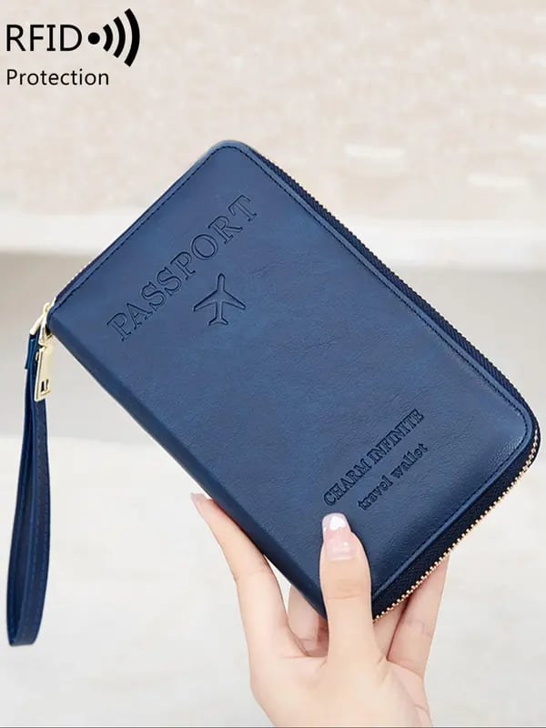 Porta passaporto RFID per portafoglio
