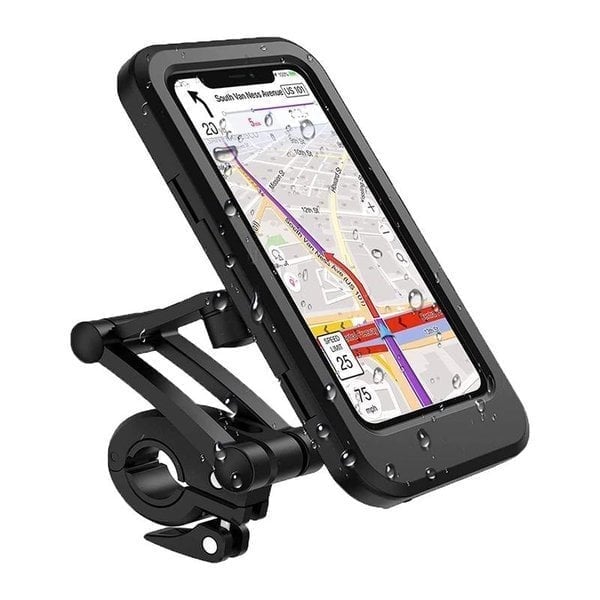 Supporto impermeabile per telefono per biciclette e motociclette