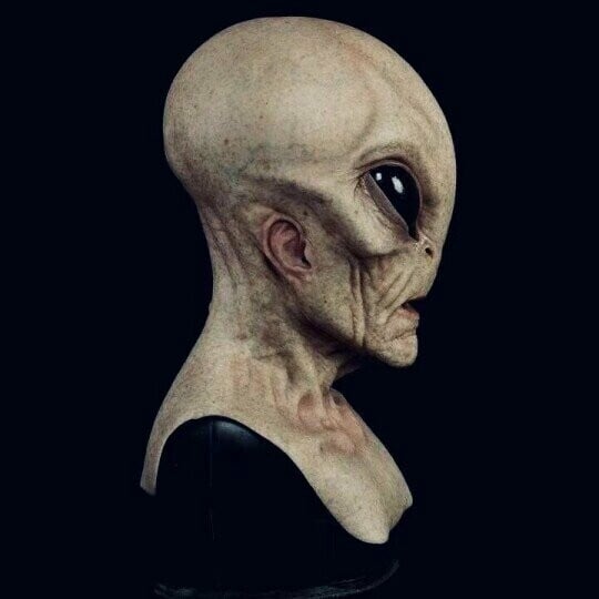 Divertente maschera aliena