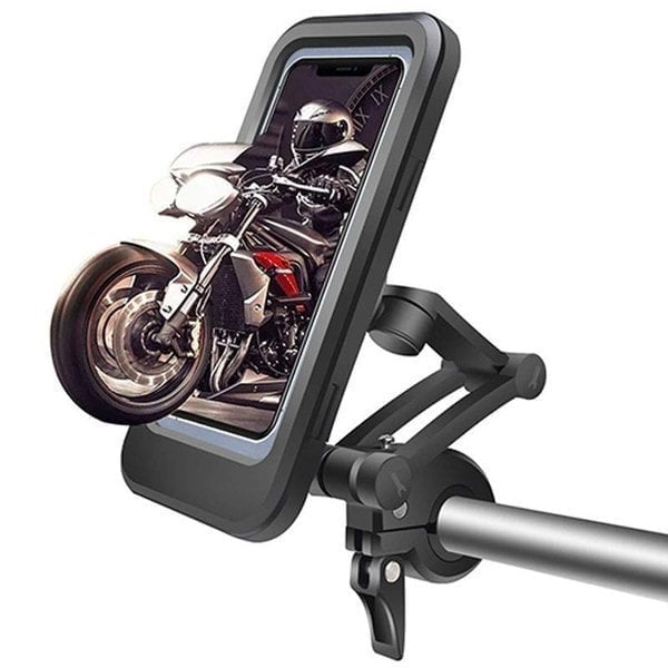 Supporto impermeabile per telefono per biciclette e motociclette