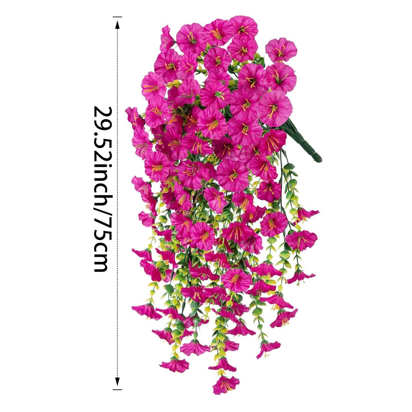 Decorazione perfetta per il giardino- 🌺 Vite di fiori artificiali appesi ornamenti