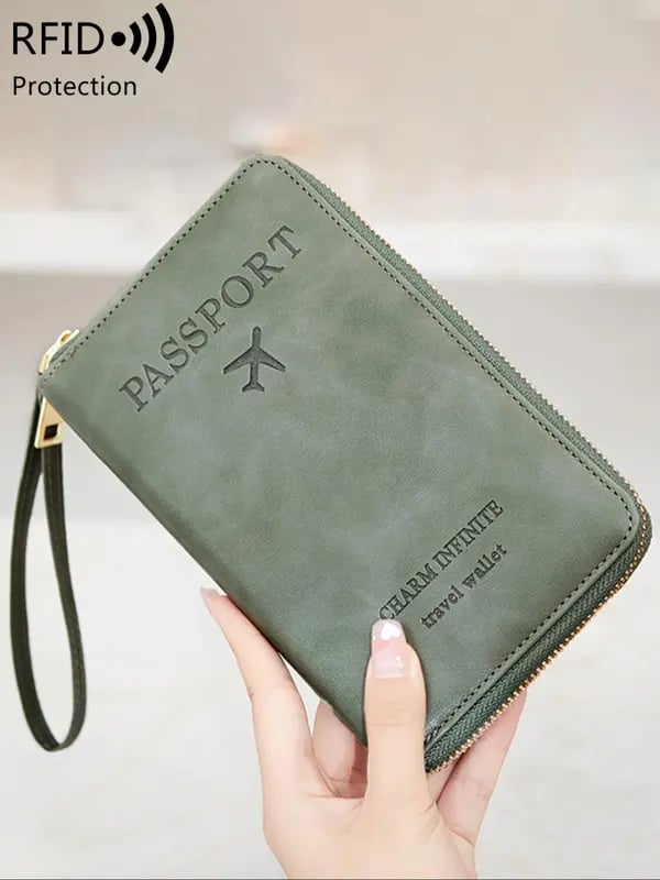 Porta passaporto RFID per portafoglio
