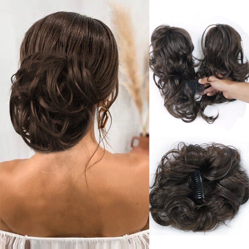 🥰Il miglior pettine laterale clip in accessori per capelli-parrucca✨