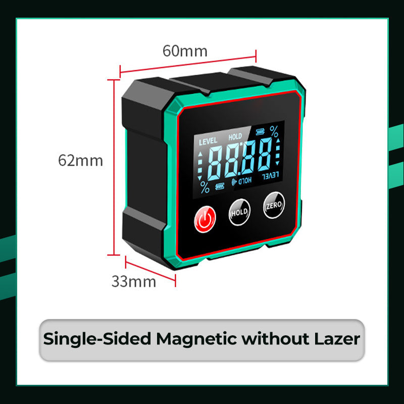 Cercatore angolare digitale magnetico con laser elettronico