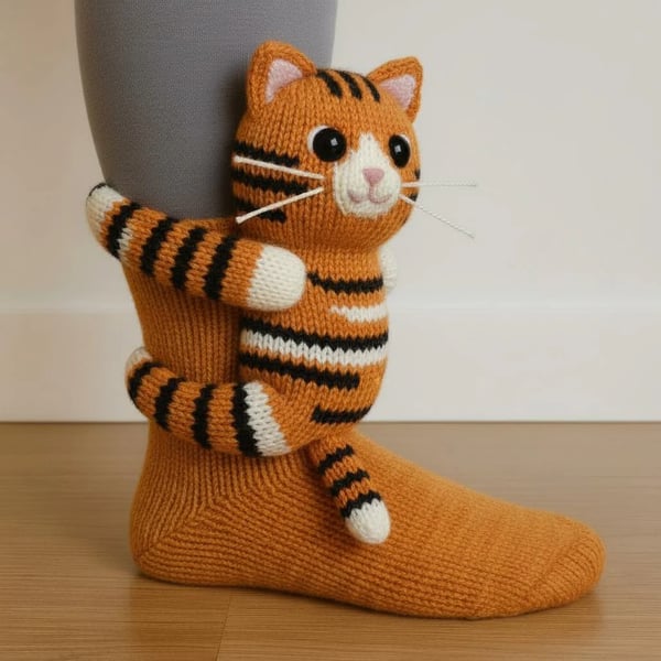 Calzini 3D in maglia con simpatici animaletti