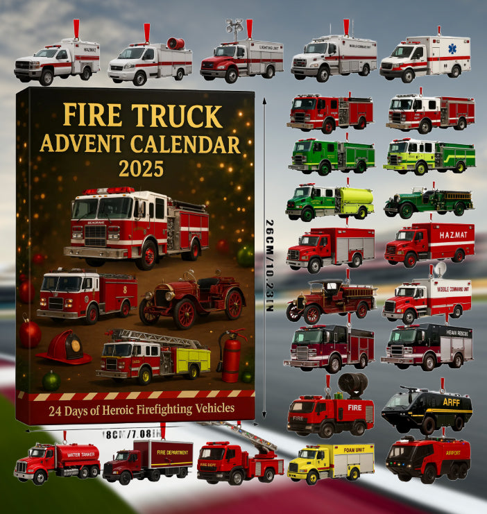 🚒🔥CALENDARIO DELL'AVVENTO CON CAMION DEI POMPIERI 2025🎁🌲