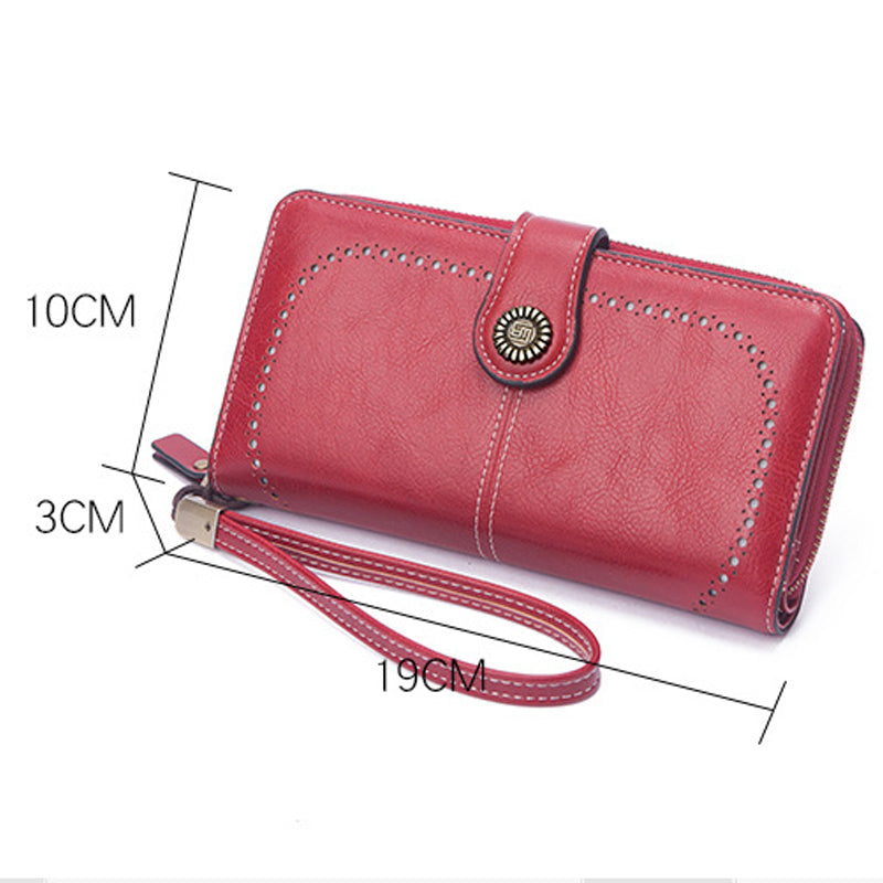 Portafoglio con cerniera da donna (50% di sconto)