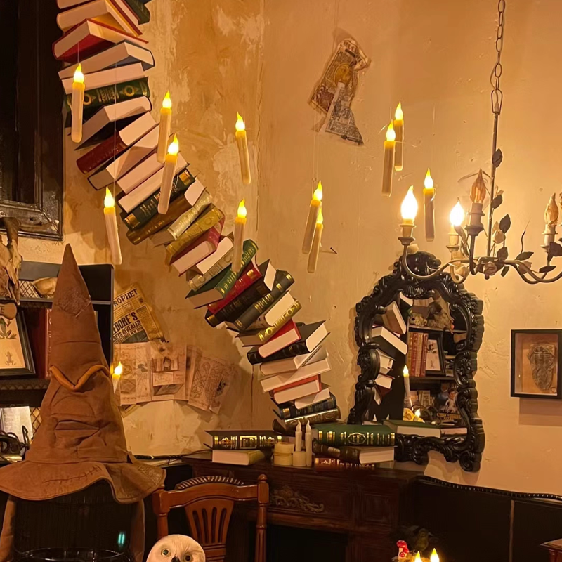 Bacchetta magica di Halloween con luce LED fluttuante telecomandata
