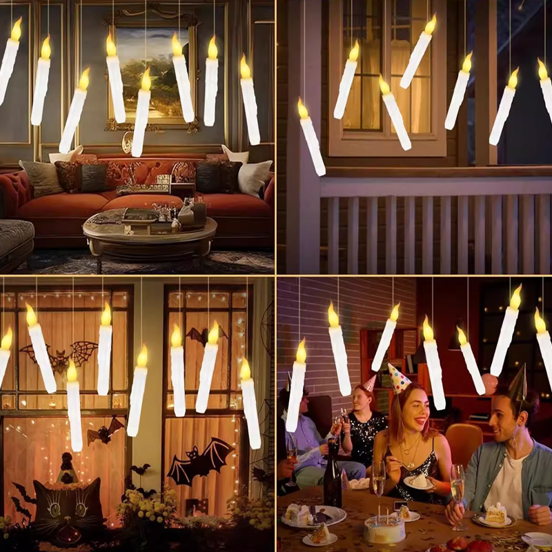 Bacchetta magica di Halloween con luce LED fluttuante telecomandata
