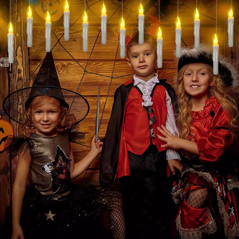 Bacchetta magica di Halloween con luce LED fluttuante telecomandata