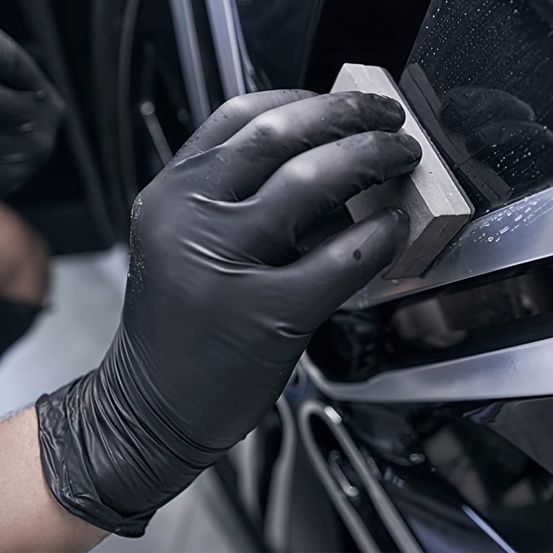 🔥Saldi natalizi 49% di sconto🎄100/50 guanti monouso in nitrile nero