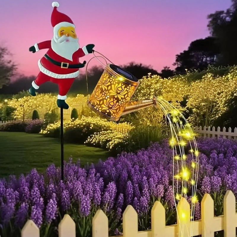 ⏰Lampada solare da giardino a forma di Babbo Natale🎅🎄
