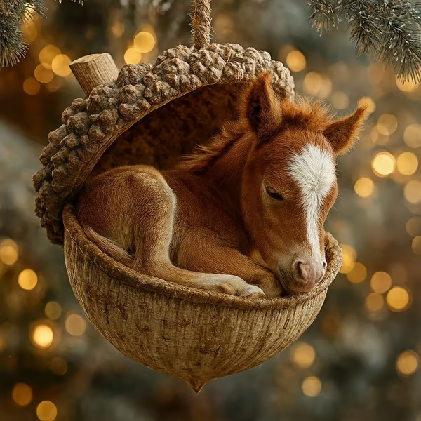 🔥Prevendita del Black Friday - Fino al 49% di sconto!❤️🎁 Decorazioni natalizie con ghiande e animali della foresta – Accoglienti decorazioni natalizie della foresta