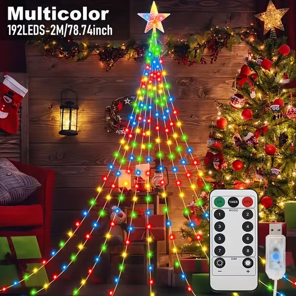 🔥Saldi natalizi 49% di sconto🎄Luci per albero Starlight Cascade
