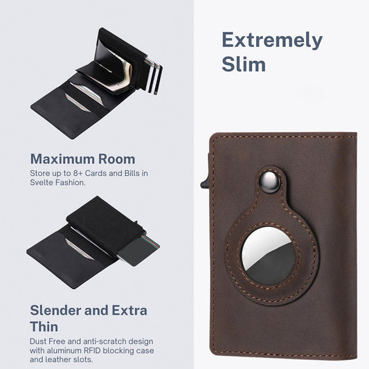 🔥Father's Day Hot Sale-Leather AirTag Wallet（Buy 2 Free Shipping）