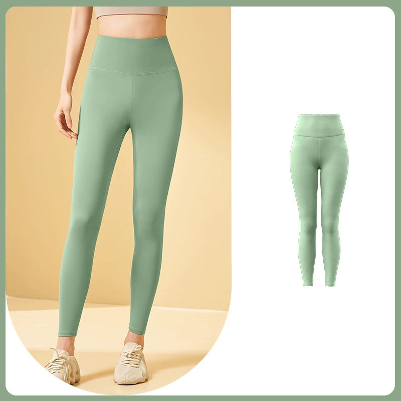 🔥Saldi natalizi 49% di sconto🎄Leggings da allenamento a vita alta con effetto contenitiv