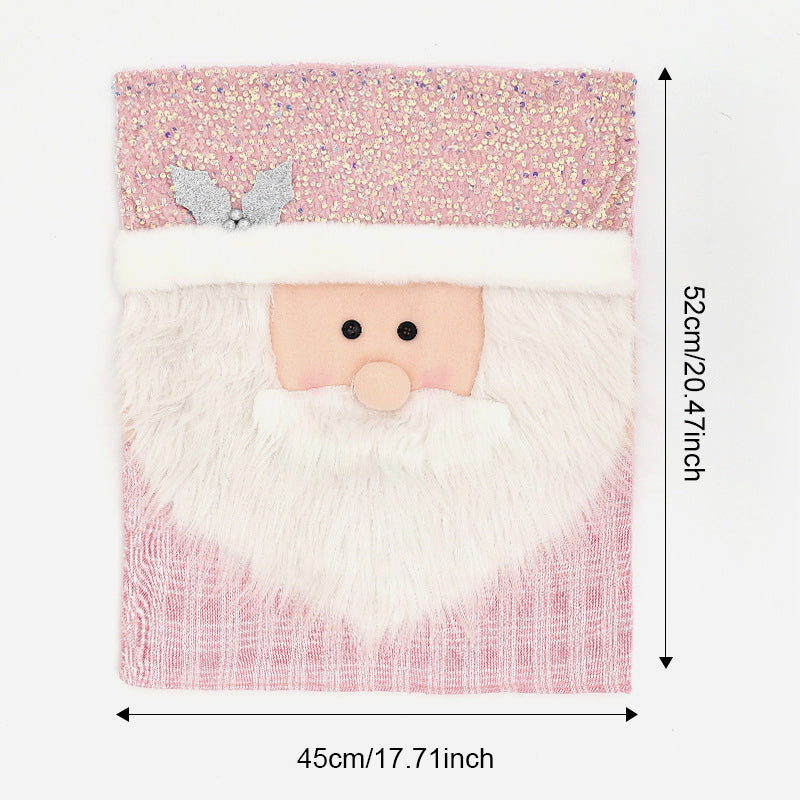 Set di sedie con decorazioni natalizie