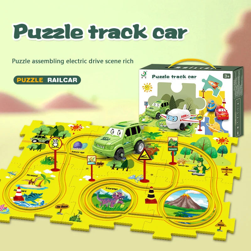 🧩Set da gioco educativo per bambini con puzzle autostrada🧩
