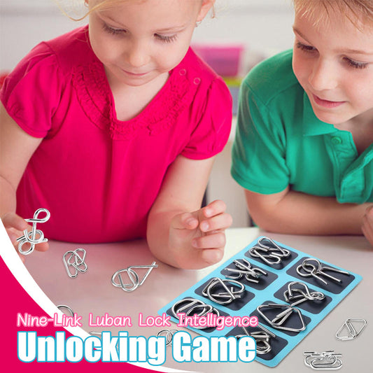 Gioco di sblocco intelligente Luban Lock a nove collegamenti