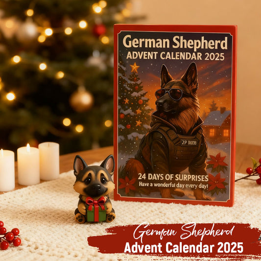 🎄🐾 Calendario dell'Avvento Pastore Tedesco 2025 🎁