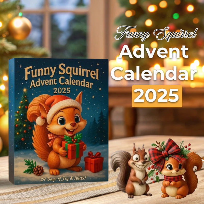🐿️🎁 Divertente calendario dell'Avvento con scoiattoli 2025