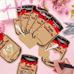 💖 Biglietti di San Valentino per bambini –  Biglietti regalo di San Valentino in barattolo di vetro 💖