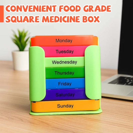 Comoda scatola quadrata per medicinali di qualità alimentare