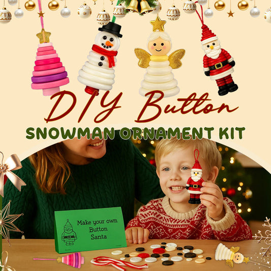 ☃️ Kit fai da te per decorazione natalizia con pupazzo di neve