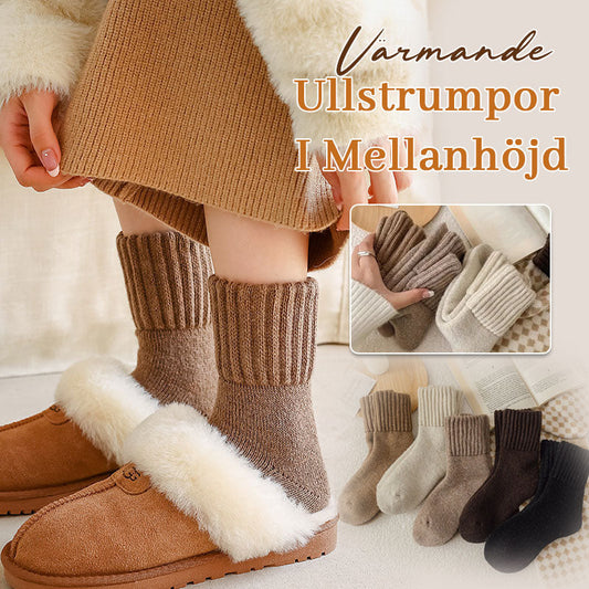 🧦 Calzini di lana riscaldanti di media altezza