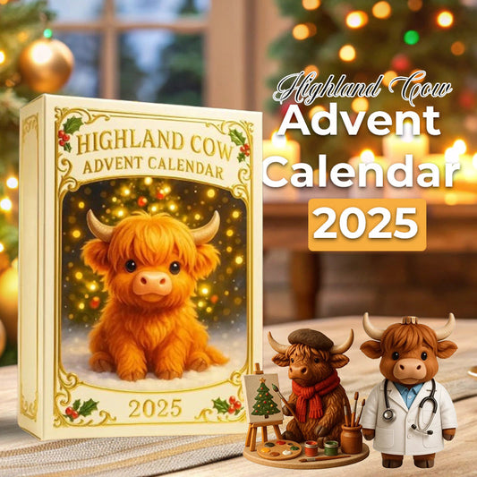 🐮🎄 Calendario dell'Avvento Highland Cow 2025