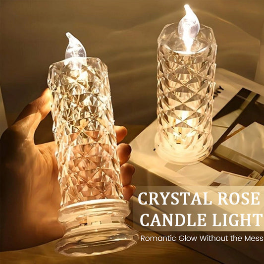 Candela Crystal Rose – Luce romantica senza sporcare