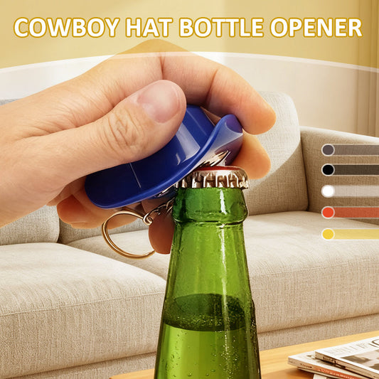 🤠 Portachiavi apribottiglie con cappello da cowboy: il selvaggio West in tasca!
