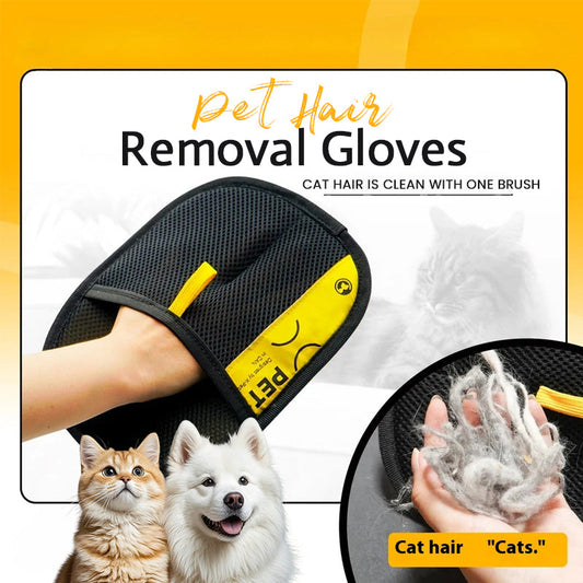 Guanti per la rimozione dei peli di animali domestici