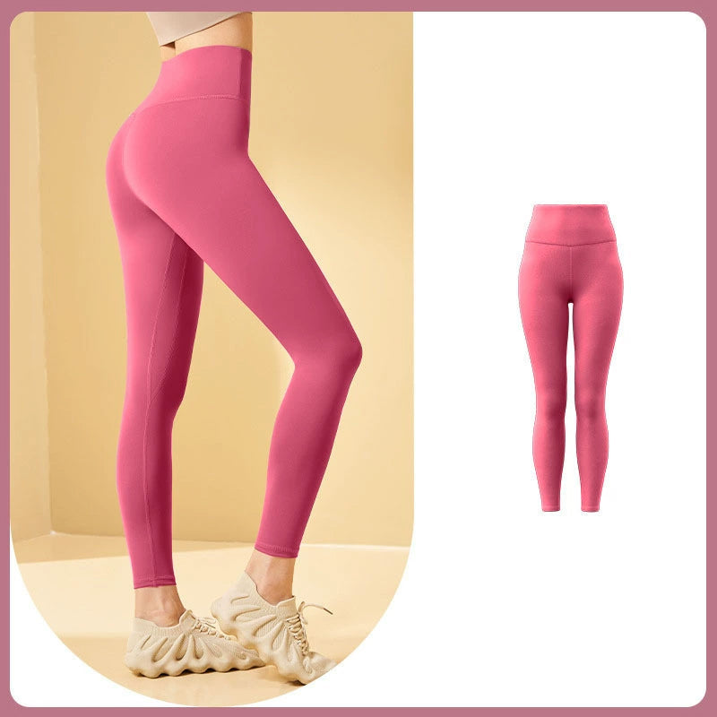 🔥Saldi natalizi 49% di sconto🎄Leggings da allenamento a vita alta con effetto contenitiv