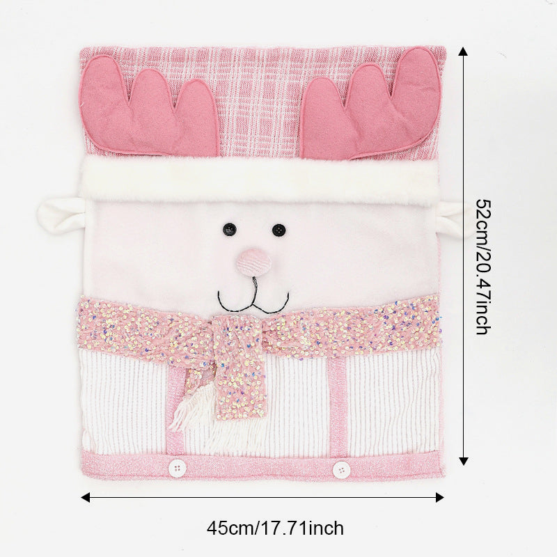 Set di sedie con decorazioni natalizie