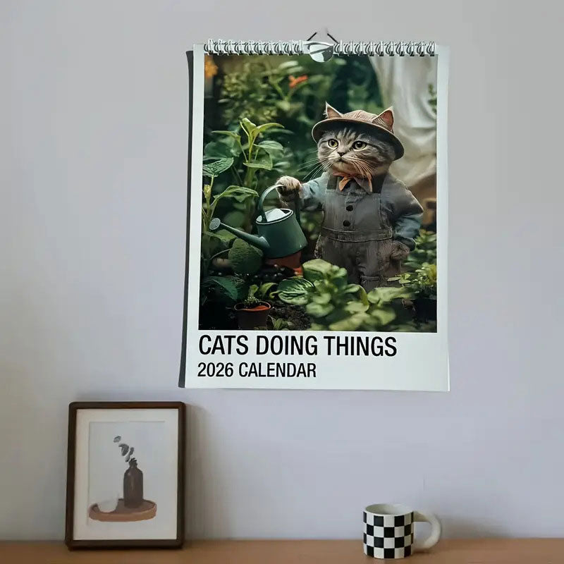 🔥Saldi natalizi 49% di sconto🎄Calendario Gatti 2026