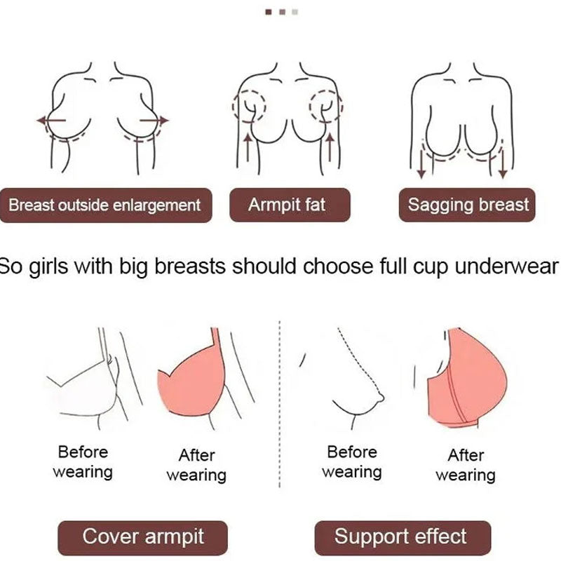 Reggiseno Super gather | Reggiseno push-up senza fili
