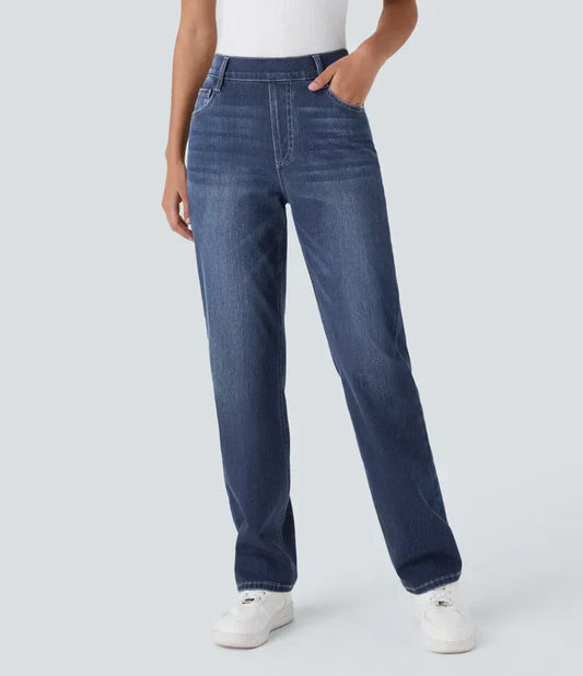 Pantaloni a vita alta elastici e confortevoli