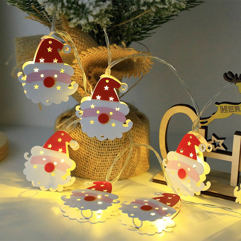 🎄 Catena luminosa decorativa natalizia a LED in ferro