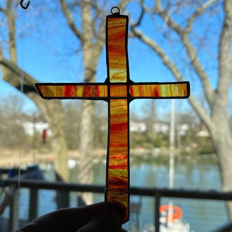 🔥Ultimo giorno 49% di sconto✨Cross Suncatcher 🌈
