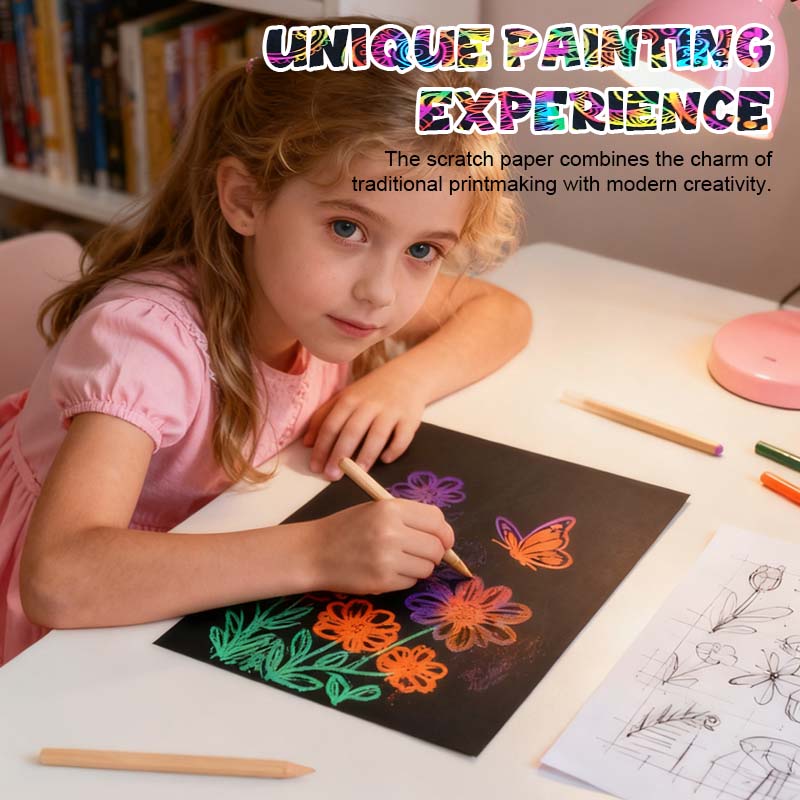 Carta magica per scarabocchiare: libera la tua creatività in modo ecologico!