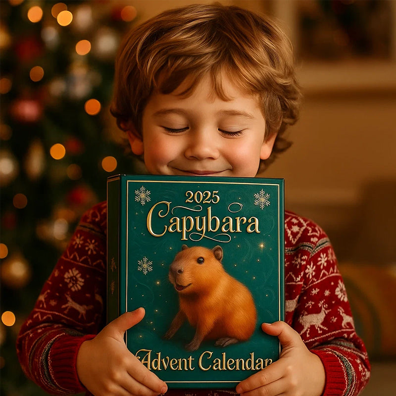 Calendario dell'Avvento Capibara 2025 — 24 giorni di piacevoli sorprese🎄✨